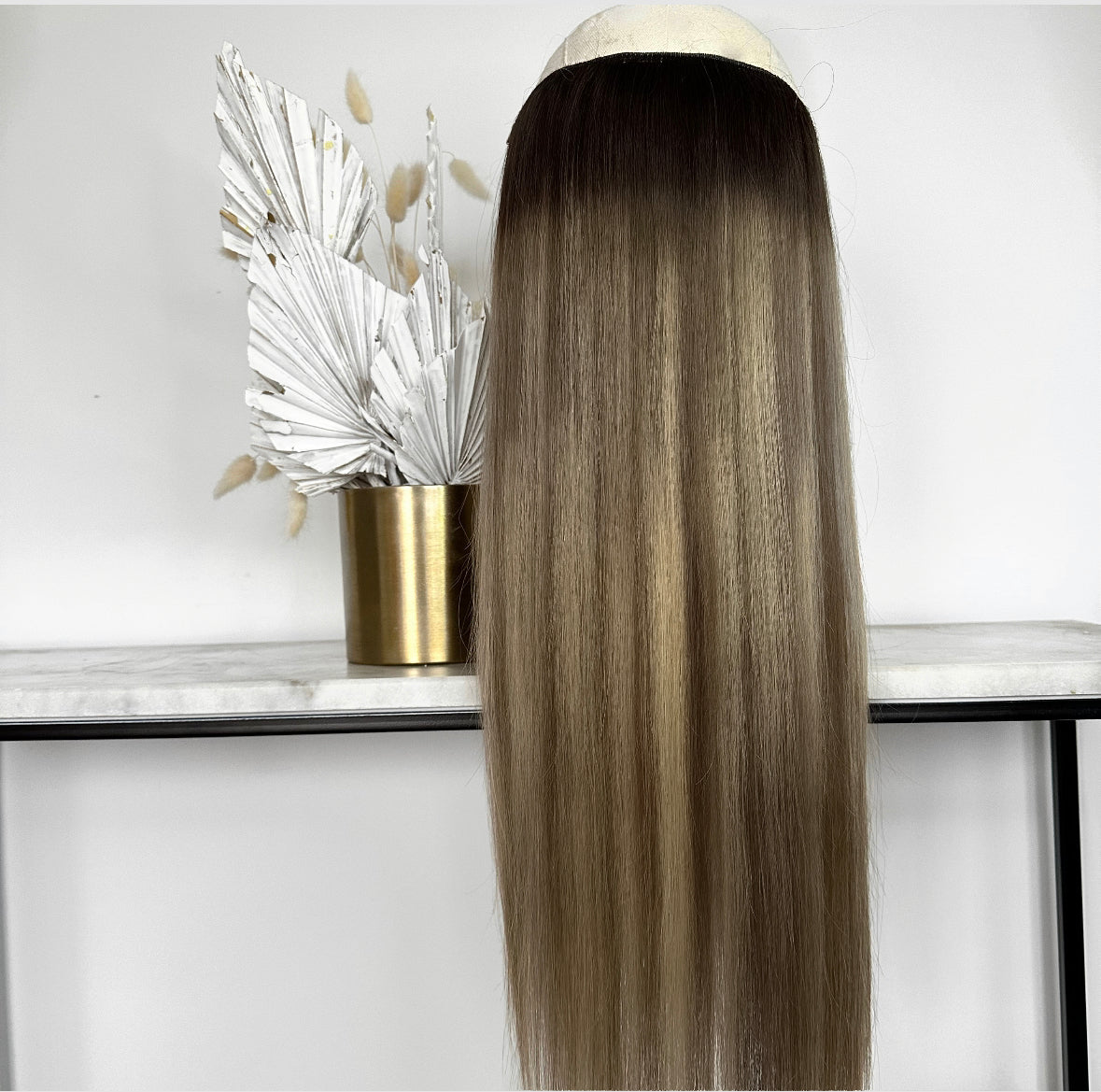 Halo hair extensions clearance topper